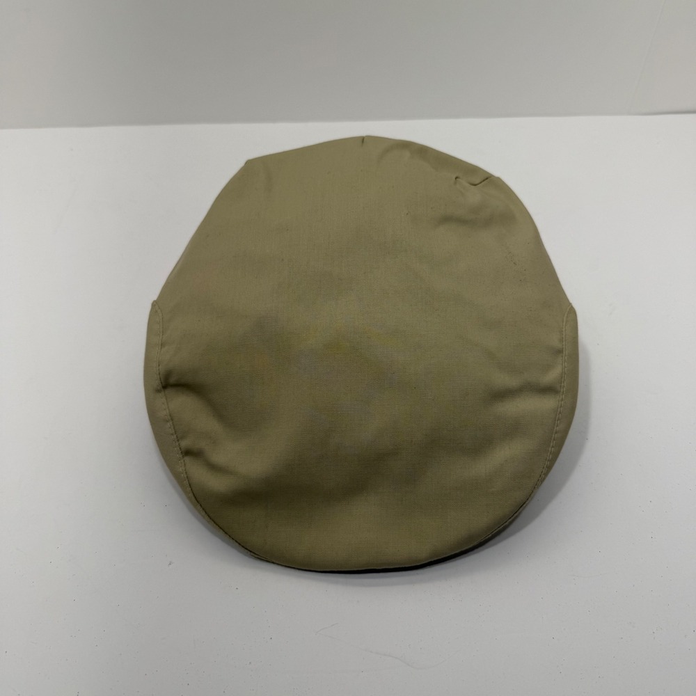 Country Gentleman Water Repellent Flat Cap XL Tan Khaki Ivy Driving Snap Brim